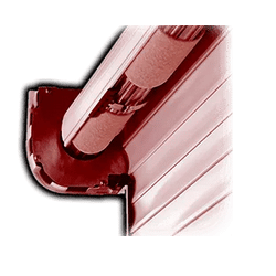 Axe rideau metallique