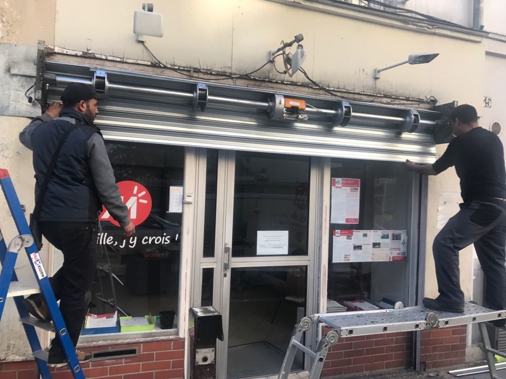 déblocage de rideau métallique - ressort de rideau métallique