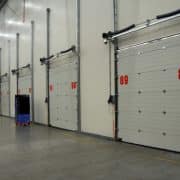 Porte sectionnelle industrielle 6 rideau métallique sur mesure