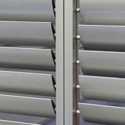 Aluminum Louver With Rotatin Swivel Shutters at Modern Building