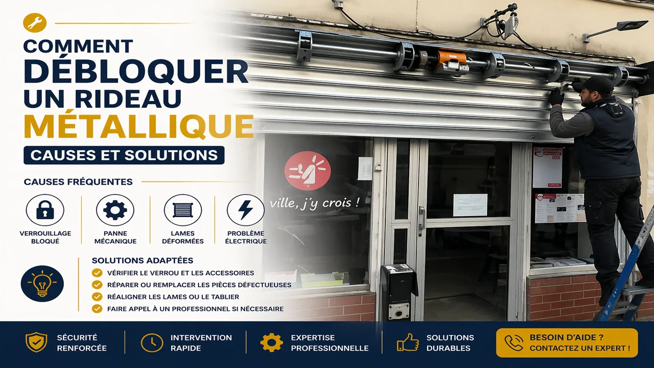 Comment Débloquer un Rideau Métallique : Causes et Solutions