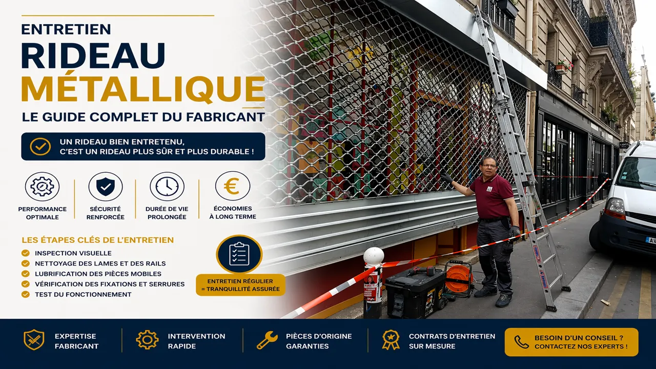 Entretien Rideau Métallique : Le Guide Complet du Fabricant