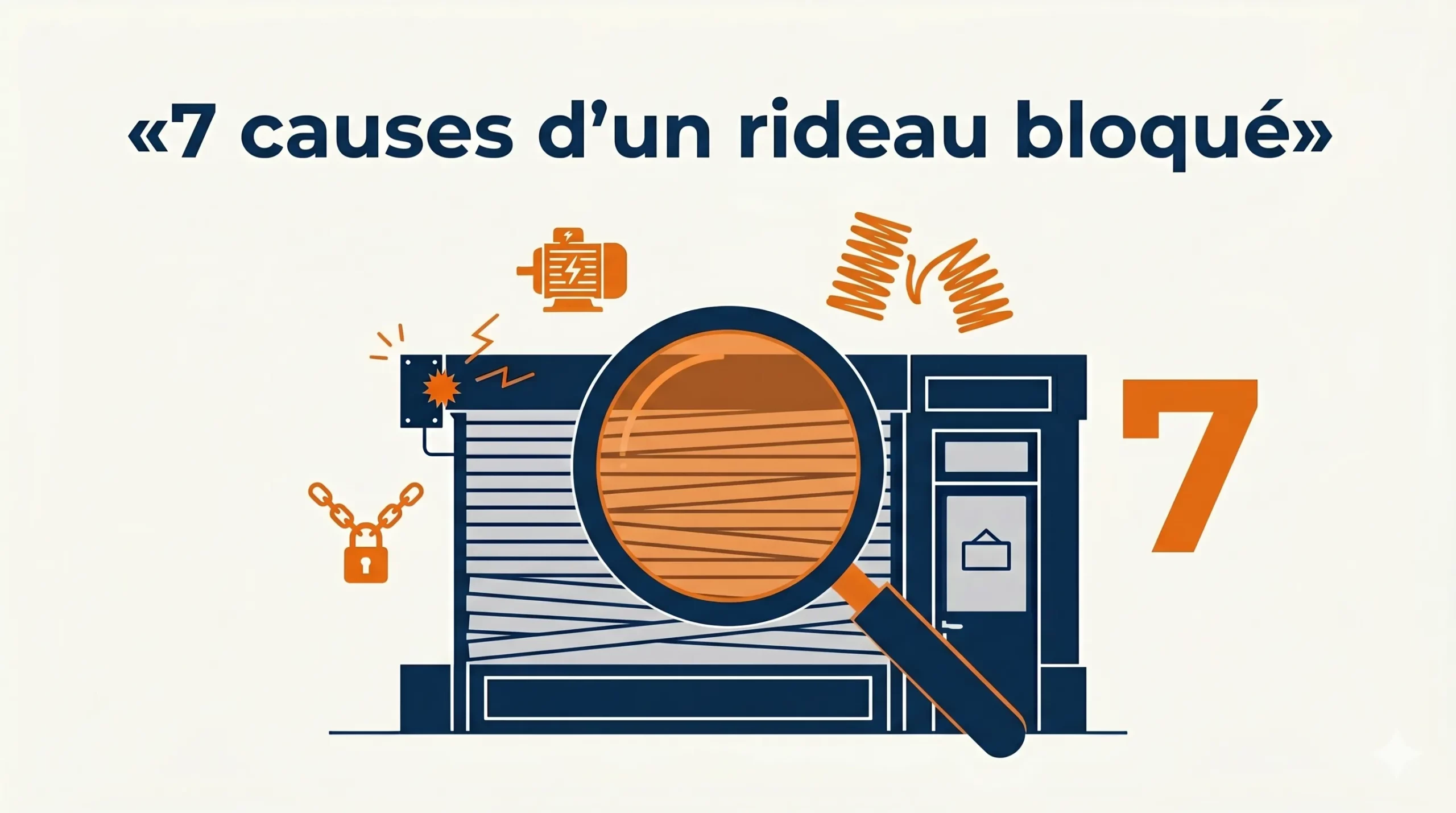 bloqué 7 causes