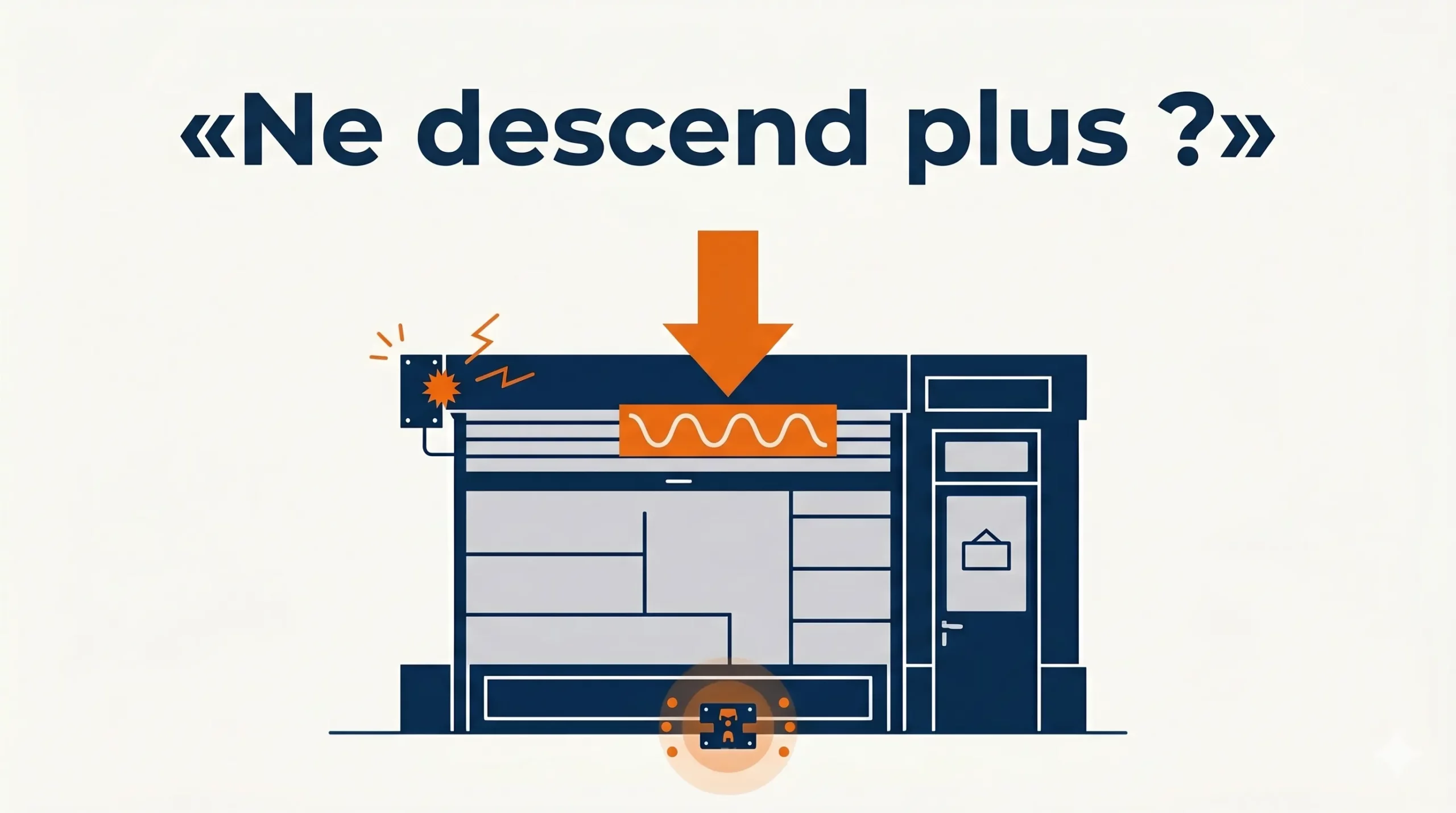 ne descend plus