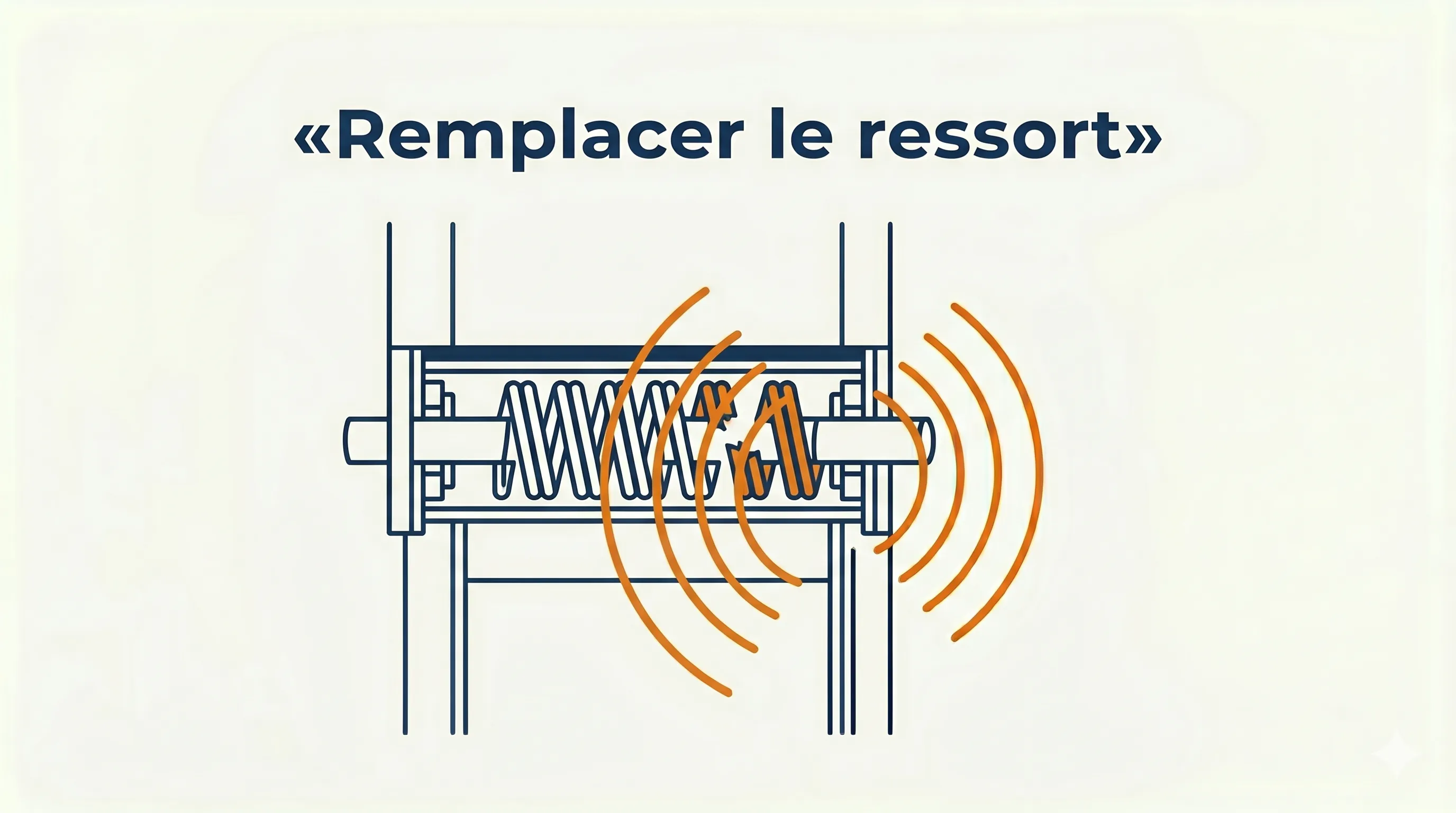remplacer le ressort