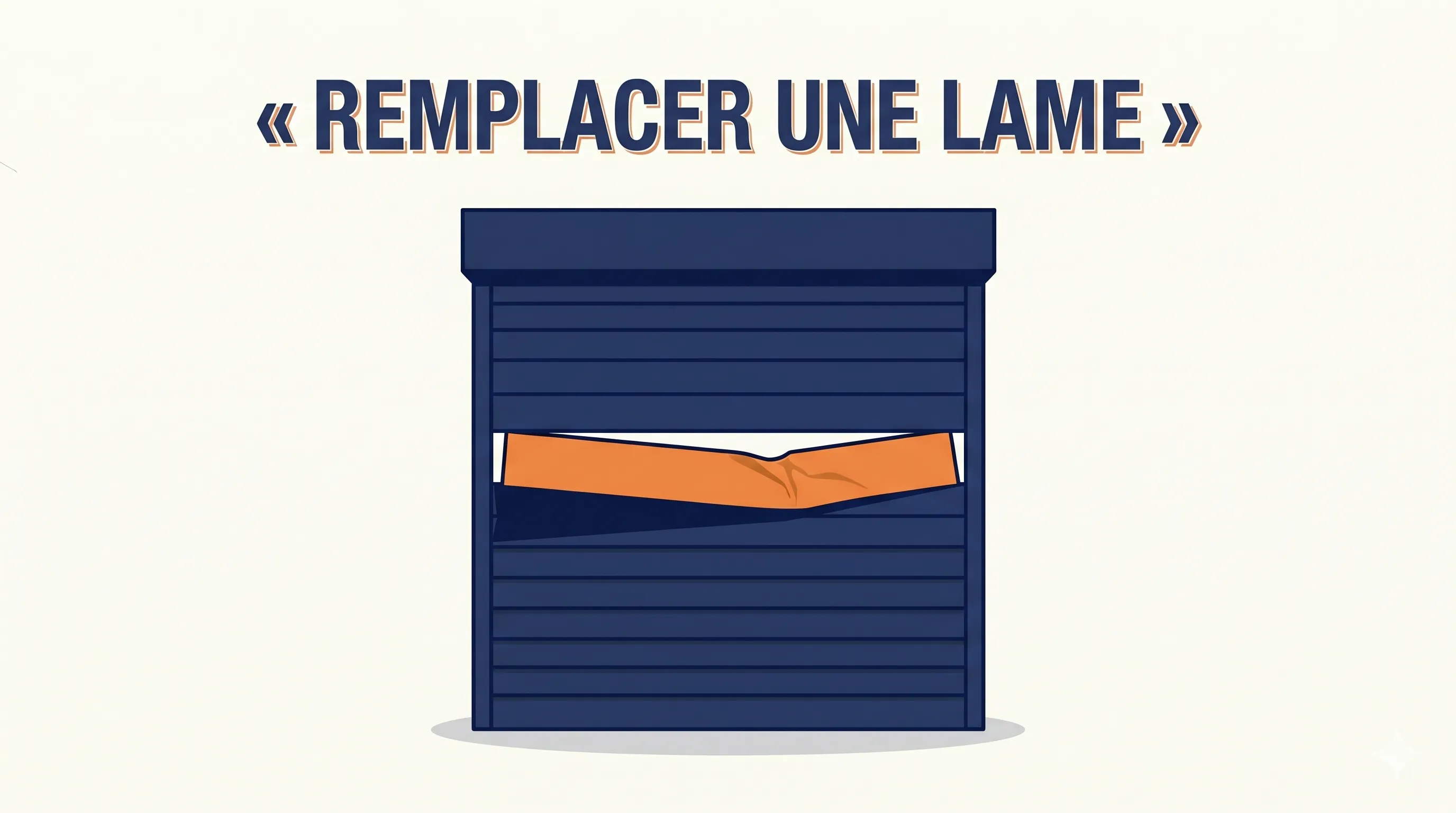 remplacer une lame