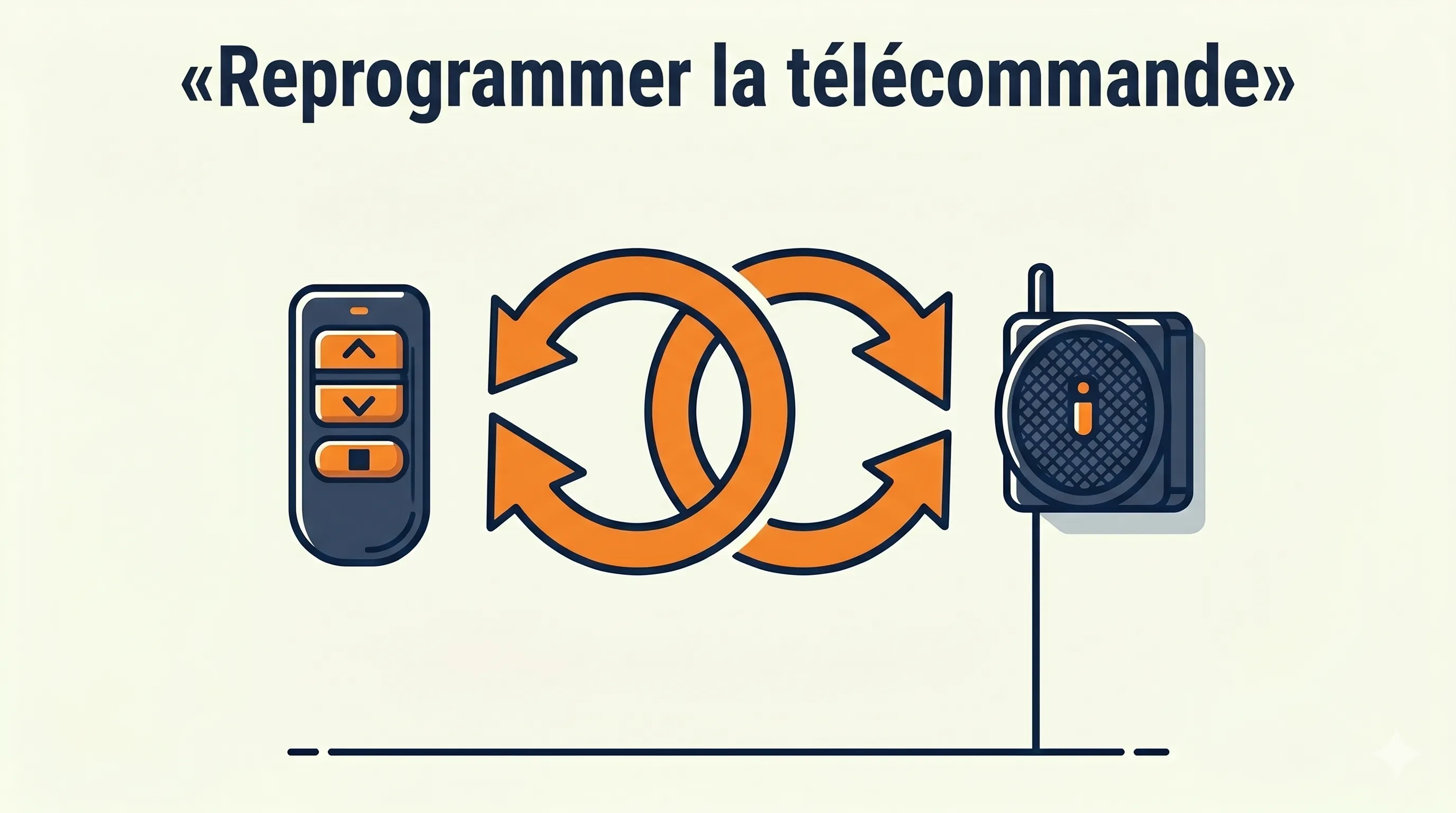 reprogrammer la télécommande